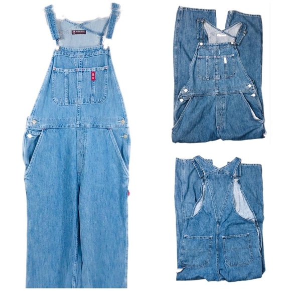 Polo Ralph Lauren Other - Vintage 90s Polo Jeans Mens Denim Overalls Small